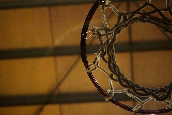 black basketball ring, net, circle, sport, basketball - Sport, HD wallpaper