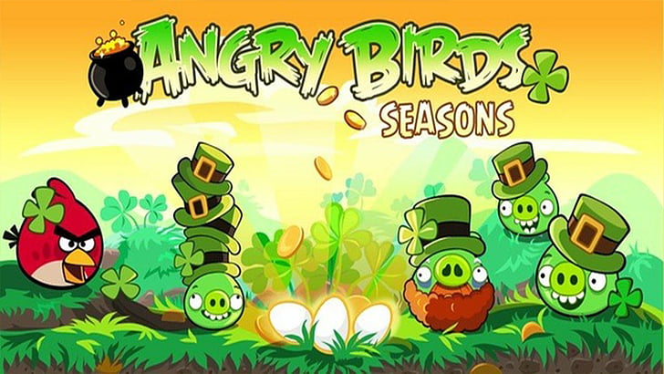 had het niet door Verzorgen Kenmerkend HD wallpaper: Video Game, Angry Birds Seasons | Wallpaper Flare