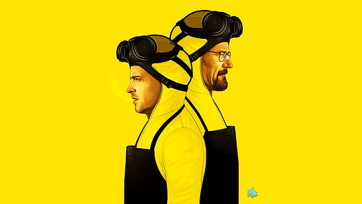 two men wearing Minions suit illustration, Breaking Bad, Jessie Pinkman