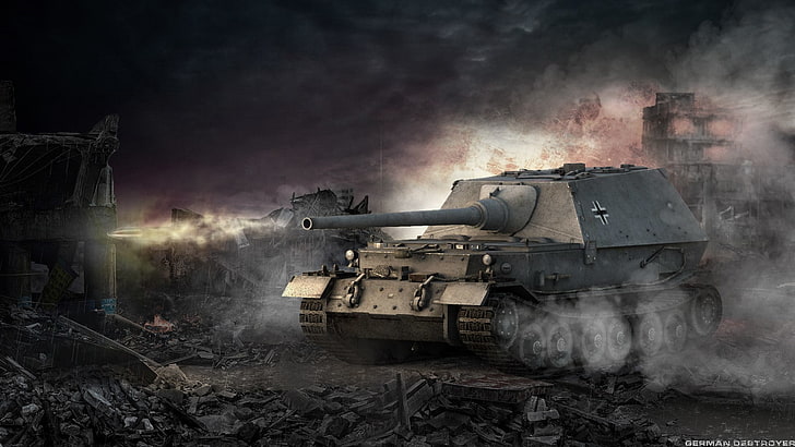 World of Tanks digital wallpaper, Germany, WoT, Ferdinand, Wargaming.Net HD wallpaper