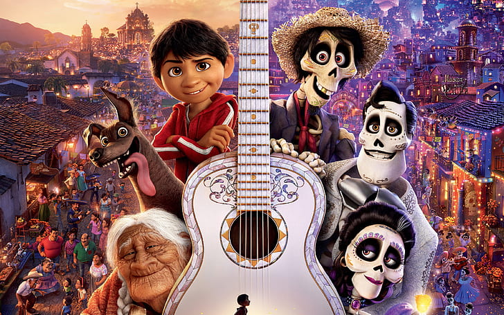 Movie, Coco, Coco (Movie), Dante (Coco), Day of the Dead, Ernesto de la Cruz, HD wallpaper
