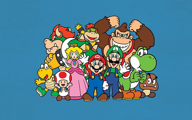 HD wallpaper: Super Mario characters
