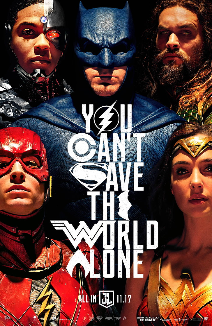 Justice League (2017), Batman, Flash, Aquaman, cyborg, Wonder Woman