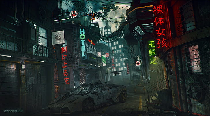 HD wallpaper: Futuristic, City, Street, Japan, cyberpunk street  illustration | Wallpaper Flare