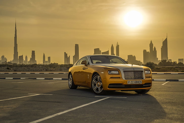 RollsRoyce Rolls Royce Wraith Coupe in Petra Gold  CarDekho