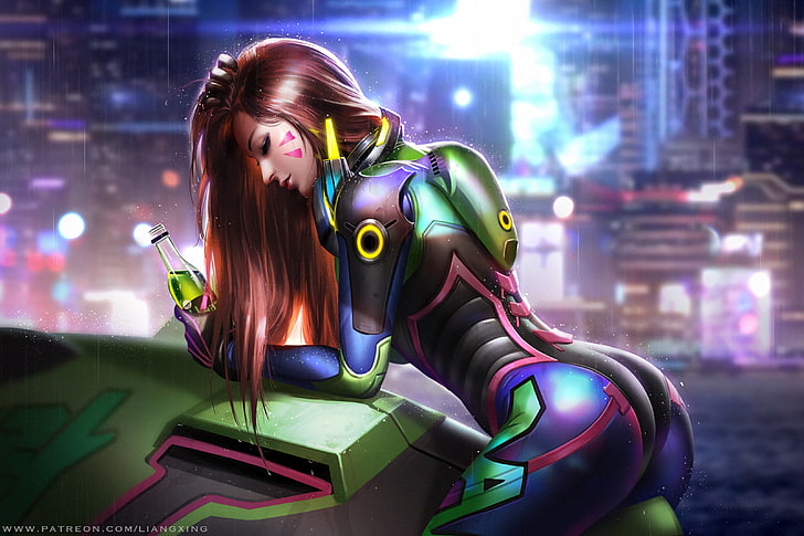 Overwatch, D.Va (Overwatch), Liang Xing, Liang-Xing, one person