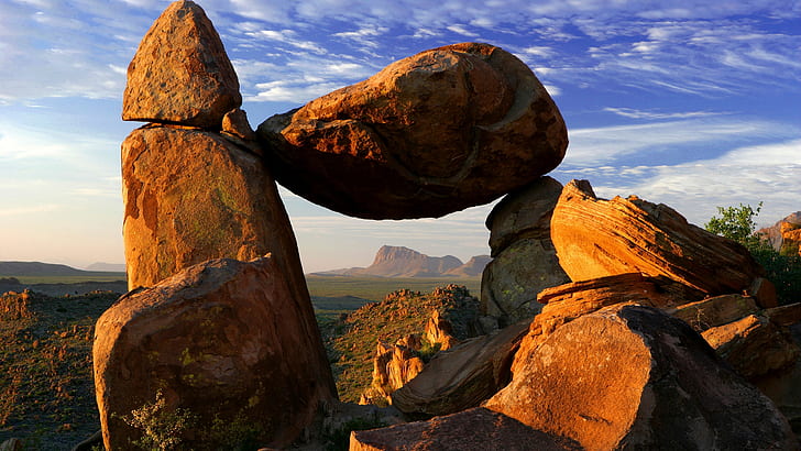 rock, badlands, wilderness, big bend national park, rock formation, HD wallpaper