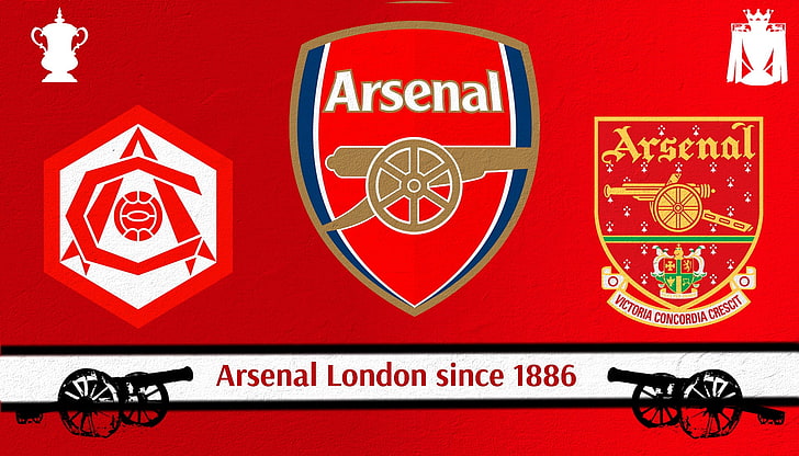 Arsenal Fc, Arsenal London, gunners, history, logo, red, communication, HD wallpaper