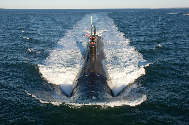 HD wallpaper: black submarine, the fourth generation, The Atlantic ocean,  US NAVY | Wallpaper Flare