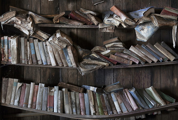 old, paper, books