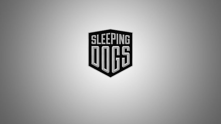 Sleeping Dogs poster, video games, communication, text, studio shot, HD wallpaper