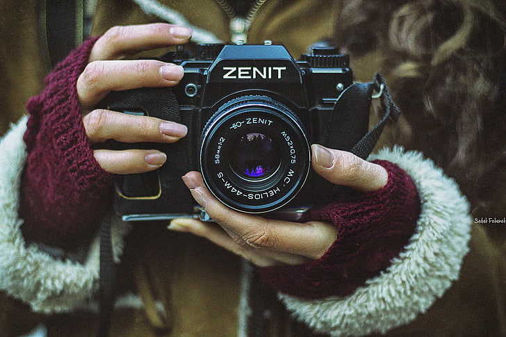 Zenit (camera), macro, model, photographer, photography themes, HD wallpaper