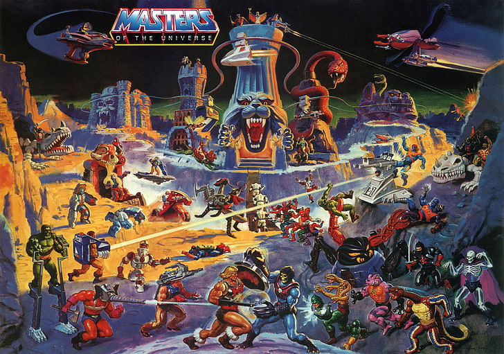 HeMan And The Masters Of The Universe Battleground ManAtArms Skeletor  HeMan HD wallpaper  Peakpx