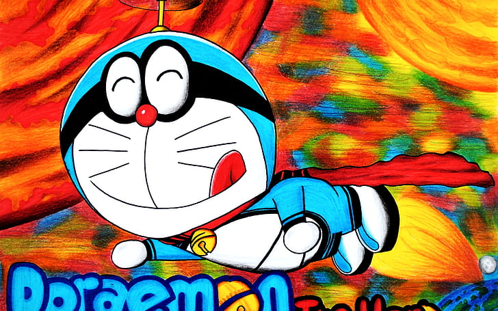HD wallpaper: Doraemon is a hero, colorful colors | Wallpaper Flare
