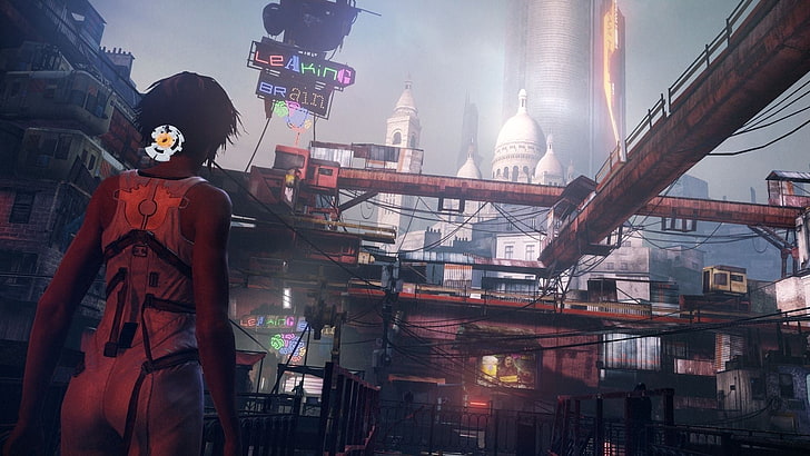 female game character wallpaper, cyberpunk, Remember Me, architecture, HD wallpaper