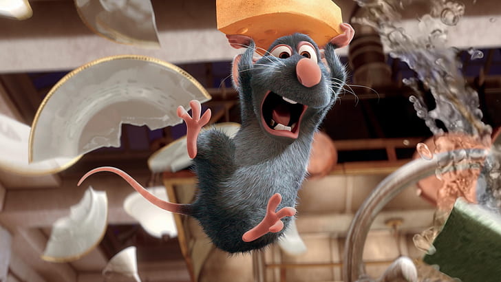 HD wallpaper: ratatouille, movies, mammal, one animal, mouth, mouth open |  Wallpaper Flare