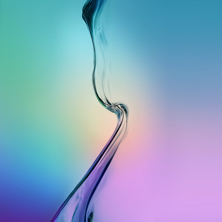 abstract, Galaxy S6, Gradient, Samsung, water, close-up, studio shot, HD wallpaper