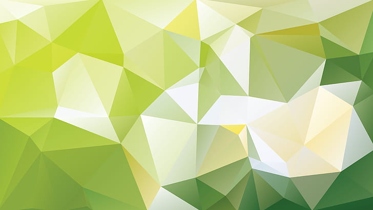 pattern, backgrounds, triangle shape, green color, abstract, HD wallpaper