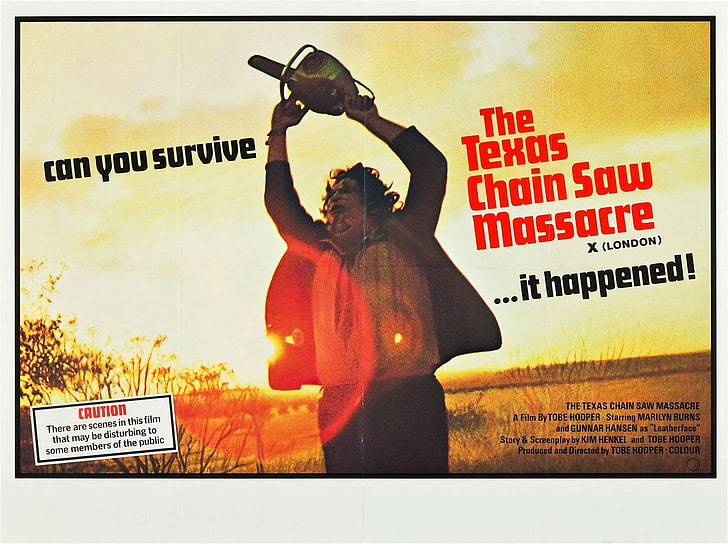 The Texas Chain Saw Massacre poster, Tobe Hooper, Film posters, HD wallpaper