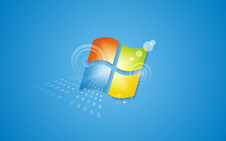 Windows 7 Alternate Blue, microsoft windows logo HD wallpaper
