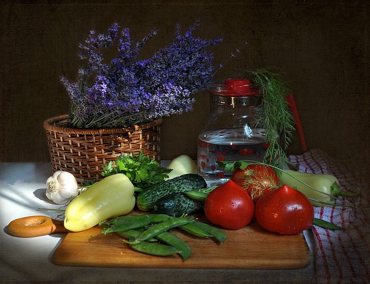 *** Beautiful Composition ***, nature, food, fresh, bouquet, vegetables, HD wallpaper