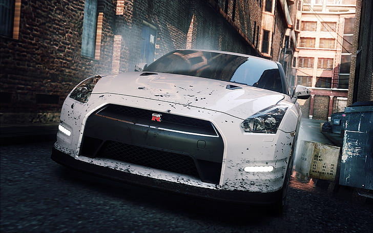 Need for Speed: Most Wanted (2012 video game), Nissan GTR, video games, HD wallpaper