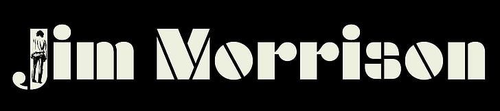 Jim Morrison, music, rock music, The Doors (Music), typography, HD wallpaper