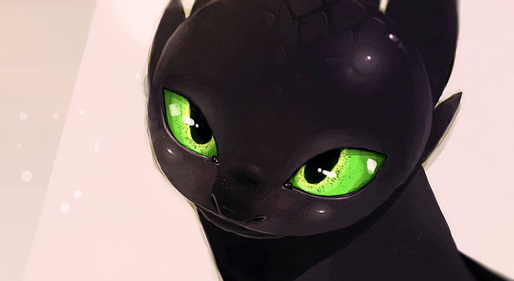 The Night Fury - How To Train Your Dragon, Toothless mask, Artistic