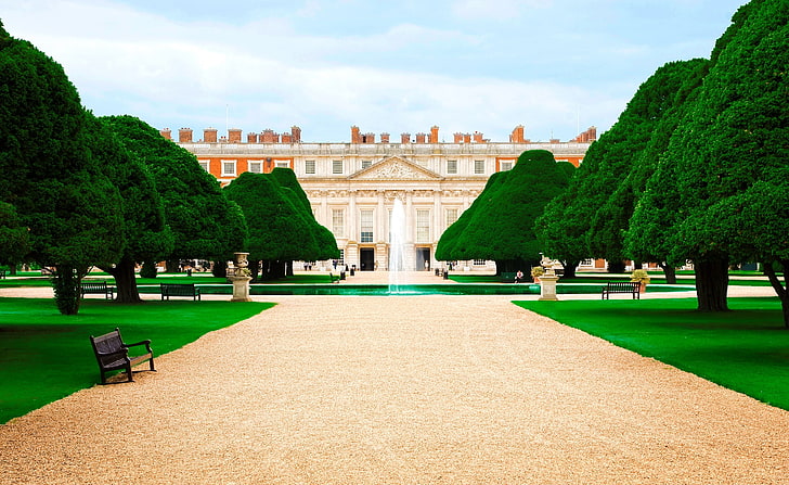 Hampton Court Palace, Hampton Court Palace, London, Europe, United Kingdom, HD wallpaper