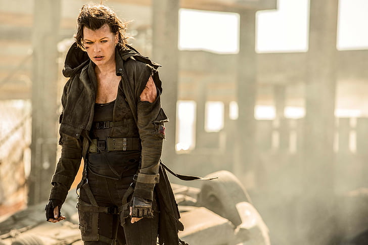 best movies, Milla Jovovich, Resident Evil: The Final Chapter, HD wallpaper