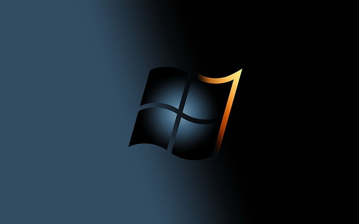 Hd Wallpaper Windows Logo Gradient Black Os Technology Wallpaper Flare