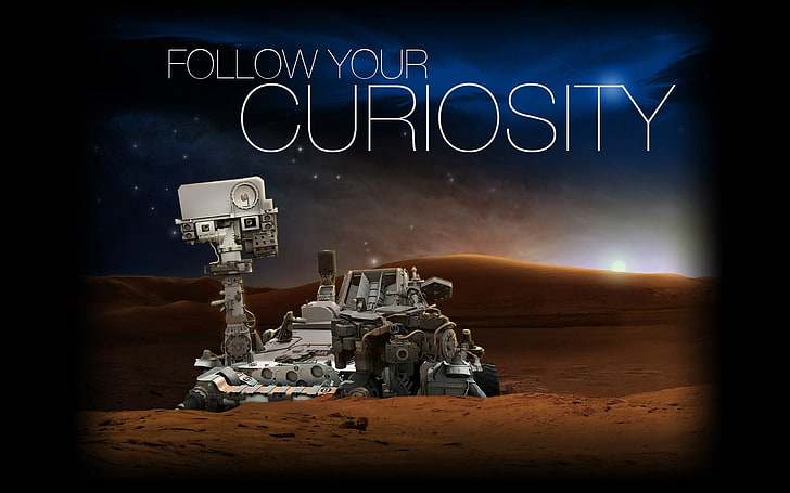 Mars, Curiosity, NASA, Rover, science, space, no people, communication, HD wallpaper