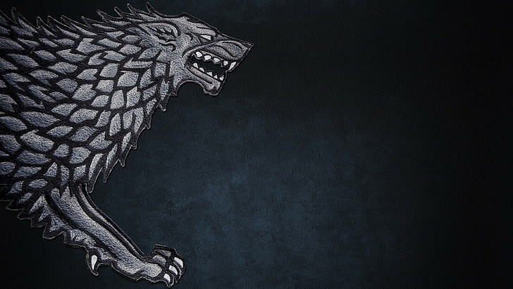 HD wallpaper: gray wolf wallpaper, Game of Thrones, animal, black Color,  illustration | Wallpaper Flare