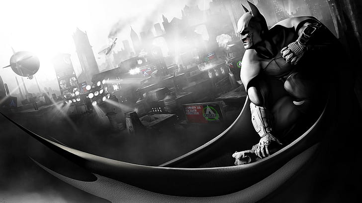 2560x800px, free download, HD wallpaper: batman batman arkham city