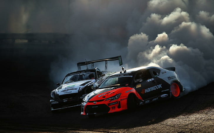 Toyota Drift Cars Smoke