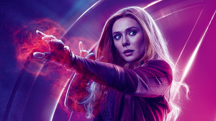 untitled, Avengers: Infinity War, Wanda Maximoff, Elizabeth Olsen, HD wallpaper