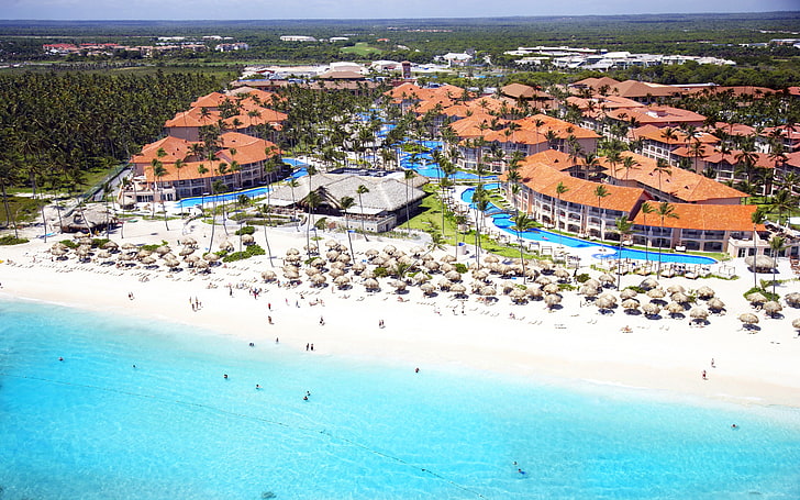 Dominican Republic Majestic Elegance Resorts & Hotel Punta Cana Photo By Air 2880×1800, HD wallpaper