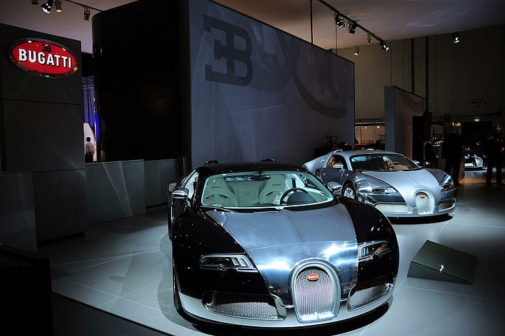 Bugatti Veyron Bleu Centenaire, 2010 bugatti veyron nocturne, HD wallpaper