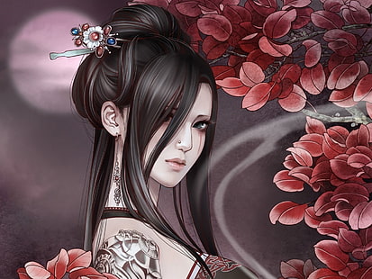 HD wallpaper: anime girls, Jx Online, tattoo | Wallpaper Flare