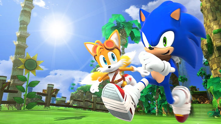 Sonic, Sonic the Hedgehog, Tails (character), Sonic Boom, animal representation, HD wallpaper