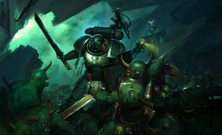 Warhammer, Warhammer 40K, Armor, Battle, Iron Hands, Sword, HD wallpaper
