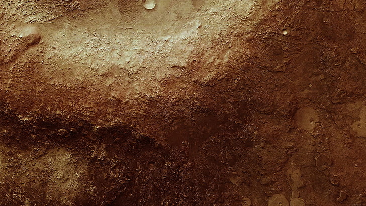 brown surface, asteroid, space, texture, crater, full frame, backgrounds