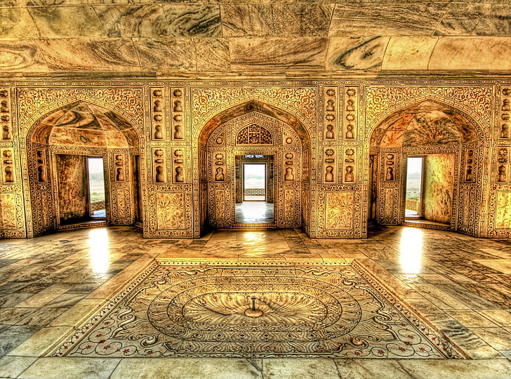 HD wallpaper: Akbar's Royal Bathing Chamber, Delhi, India, brown concrete  wall | Wallpaper Flare