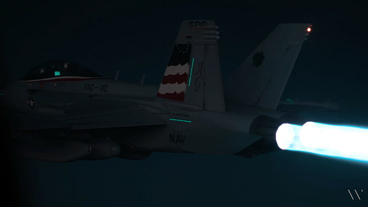 afterburner usn vaq 140 504 patriots united states navy night uss harry s_ truman ea 18g 7th carrier air wing jet fighter multirole fighter military