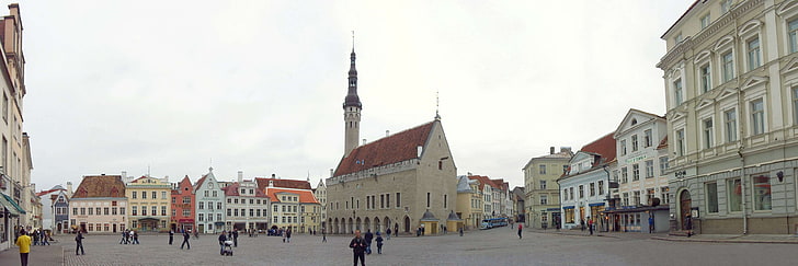 eesti, estonia, raekoja plats, tallinn, architecture, building exterior, HD wallpaper