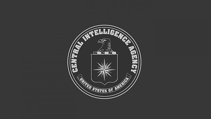 agency, america, central, cia, crime, intelligence, logo, spy, HD wallpaper