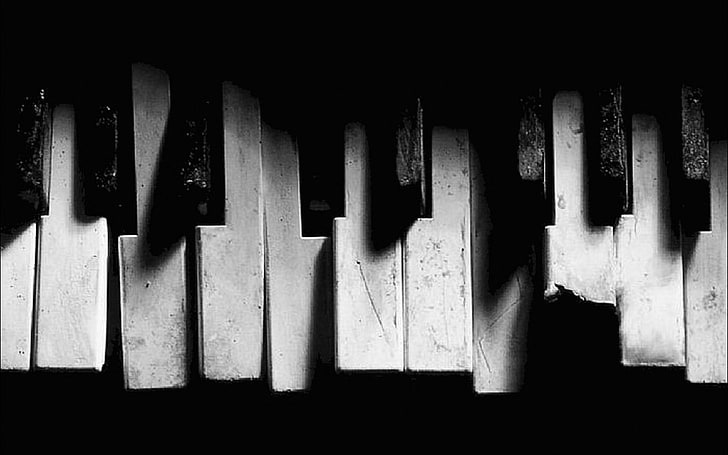 HD wallpaper: black music white piano old grunge 1280x800 Entertainment  Music HD Art | Wallpaper Flare