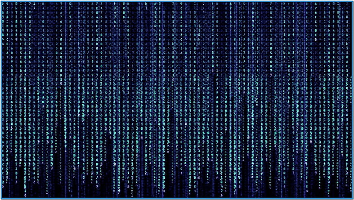 matrix beautiful backgrounds desktop, pattern, blue, technology, HD wallpaper