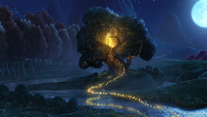 Movie, Tinker Bell And The Lost Treasure, Tree, HD wallpaper