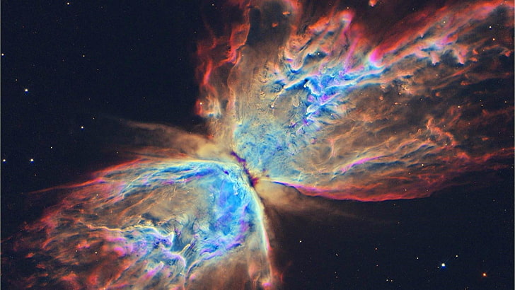 nebula, butterfly nebula, hubble, planetary nebula, ngc 6302, HD wallpaper
